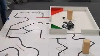 RoboCup Junior Rescue Line 2024 | 5. run, Team BitFlip European Championship