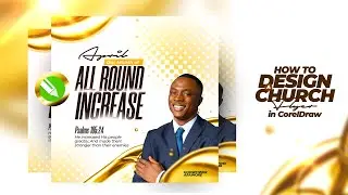How to Design a Church Flyer with CorelDraw Tutorial 2024