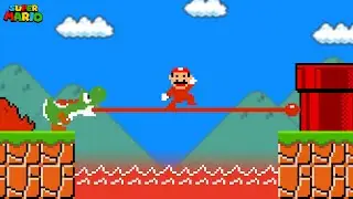 Mario Can't Touch the Color RED in Super Mario Bros.