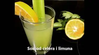 Detoks-Sok od celera i limuna, smanjuje holesterol i trigliceride, Cholesterol free