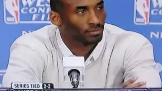Kobe - Jovial - Game 4 Press Conference - Our Defense SuckeD