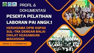 PROFIL PESERTA PELATIHAN LAB  PAI ANGK  1 - DPW AGPAI SULAWESI TENGGARA