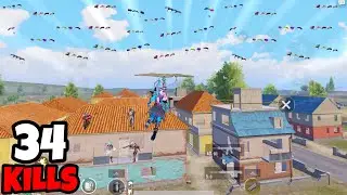 Most *Epic* Fight in Pochinki After a VERY LONG Time in BGMI • (34 KILLS) • BGMI Gameplay