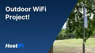 Large Outdoor WiFi Project! Powered with HostiFi
