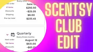 SCENTSY CLUB EDITS - Bi-Monthly & Quarterly 