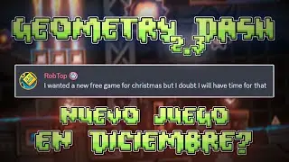 ¿NUEVO JUEGO DE GEOMETRY DASH EN DICIEMBRE?