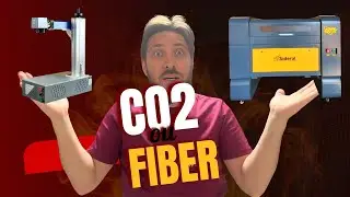 CO2 vs. Fibra: Qual Máquina Escolher ? Laser Co2 de Corte a ou Fibra Laser de Gravação.