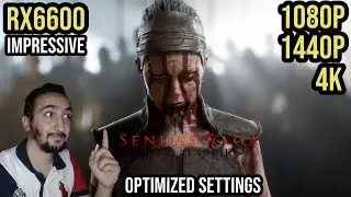 Senua’s Saga Hellblade II | RX 6600 + Ryzen 5 3600 | All Settings 1080P | Performance Test