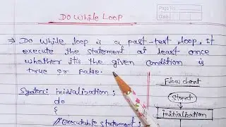 Do While Loop in C hindi | working of Do While Loop