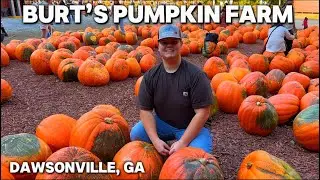 Burt's Pumpkin Patch, In Dawsonville GA | Walkthrough, Hayride And History!