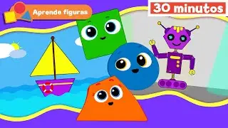 Aprende formas geométricas | Educación infantil | Videos educativos | Robot | Mi Primera Universidad