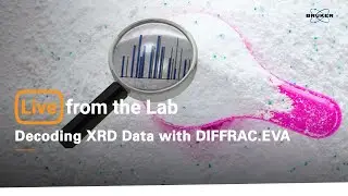 Live from the Lab: Decoding XRD Data with DIFFRAC.EVA