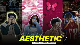 Instagram Trending Aesthetic Glow Border Photo Editing Tutorial | Aesthetic Background Photo Editing