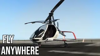 Futuristic Gyrocopter Personal Aircraft Tensor 600X