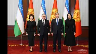 Президент Шавкат Мирзиёев рафиқаси билан бирга давлат ташрифи билан Бишкек шаҳрига борди.