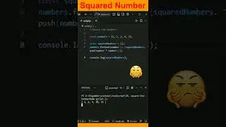 JS tips - Square the number in an array 