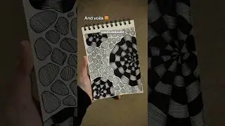 Spiral doodle tutorial 😻 Day 69 #shorts #doodlewithnadia #art