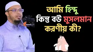 আমি হিন্দু, কিন্তু আমার বউ মুসলমান হয়েছে সম্প্রতি। এখন করণীয় কী?
