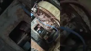 Проверка после ремонта двигателя пылесоса LG, замена щёток.