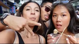 First time Filipino Street Food in Manila TONDO, DAMPA Night Market & Binondo with French friends