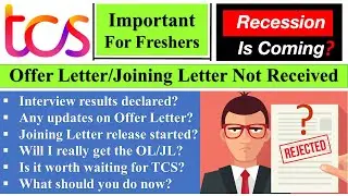 Waiting for TCS Offer Letter/Joining Letter? | Interview Results | Free Courses Edyst 