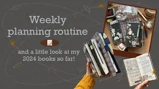 Weekly planning routine | in my Hobonichi and Sterling Ink planners