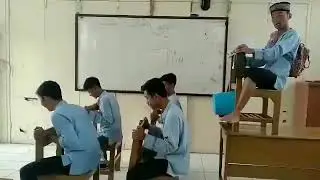 Aksi lucu anak sekolah | Anak SMK viral
