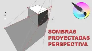 Cómo DIBUJAR SOMBRAS en PERSPECTIVA PROYECTADAS?🤔