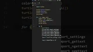 Using Python || Draw Animation 