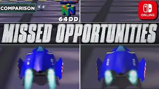 F-Zero Is A Mess. What A Surprise 😑 | N64 DD vs Switch Comparison