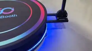 CNV 360 Photo Booth Machine pour les fêtes sur lesquelles les gens peuvent se tenir avec anneau