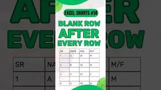 📊 Excel Brilliance: Add Blank Rows After Every Row Effortlessly! 🧑‍💼 