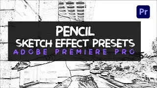 How to make Pencil Sketch Effect in Adobe Premiere Pro.