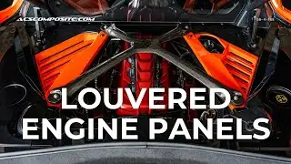 C8 Corvette Coupe Louvered Engine Panels Installation Guide | 50-4-108 | ACS Composite