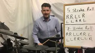 5 & 7 Stroke Rolls : Intermediate Rudimental Fun For Drum Kit Beginners