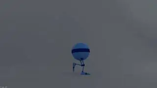 Walking in Blender 3d.