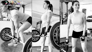 Actress Samantha Doing Heavy GYM Workouts At Home | Klapboard Post