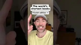 The world’s shortest books: Finnish edition 🇫🇮