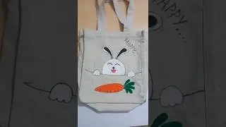 DIY fabric painting/ tote bag painting