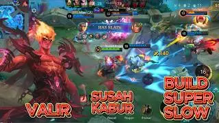 BEST VALIR GAMEPLAY MOBILE LEGENDS! SUPER SLOW PARAH! BUILD TOP 1 GLOBAL VALIR! BEST BUILD 2026!