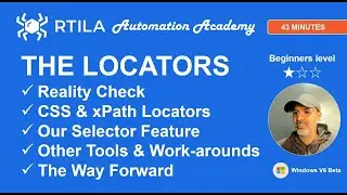 RTILA - Tutorial - CSS & xPATH Locators - Web Automation & Scraping