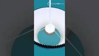 Pleated Chandelier