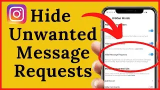 How to Hide Unwanted Message Requests on Instagram 2021 | New Feature