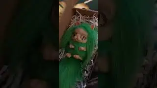Игрушка ручной работы в смешанной технике. Vk Hugger toy's. Заказная зеленушка😃