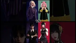Enid VS Anya VS Wednesday VS Yor 