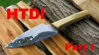 How to make knife from saw blade 1/3