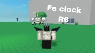 Roblox Fe Script Showcase |Fe floating clock [R6]|Fluxus and Hydrogen