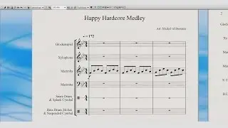 Happy Hardcore Medley on Marimba