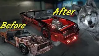 rebuilding a Chieftain Bandit (Pontiac Firebird) timelapse car mechanic simulator 2018