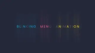 Creative Menu Hover Text Animation Effects using CSS & Javascript